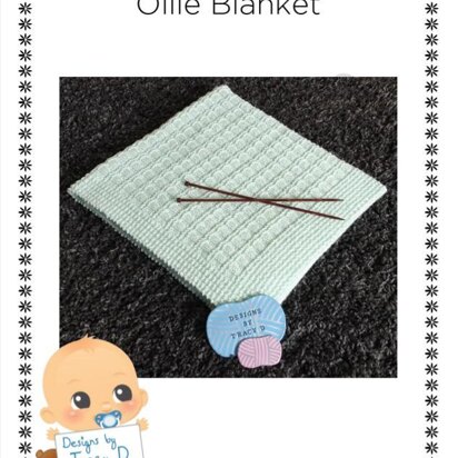 Baby blanket knitting pattern Ollie