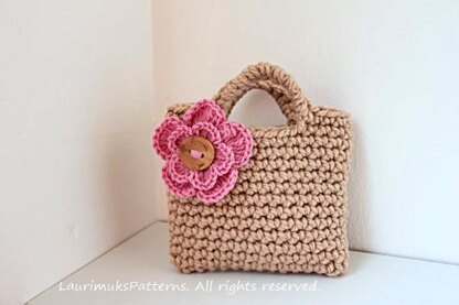 Beige n Pink little purse