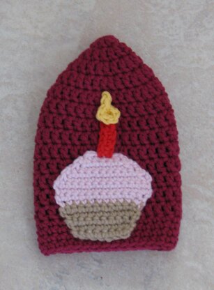 1st Birthday Cupcake Hat