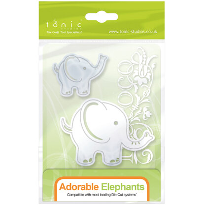 Tonic Studios Rococo Die - Adorable Elephants