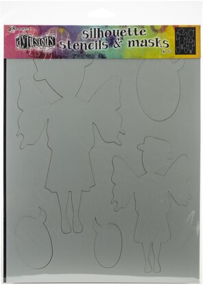 Ranger Dyan Reaveley's Dylusions Stencils 9"X12" - Maureen