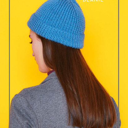 "Daylight Beanie" - Free Beanie Knitting Pattern in Paintbox Yarns Simply DK