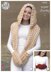 Hooded Scarf, Scarf, Snood, Slouchy Hat and Hand Warmer in King Cole Super Chunky - 4355 - Downloadable PDF