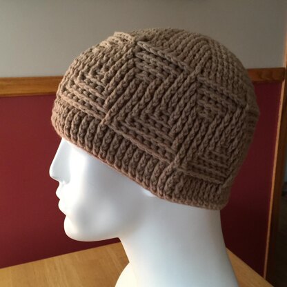 Textured Chevron Beanie