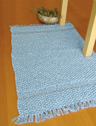 Rug in Bernat Handicrafter Cotton Twists