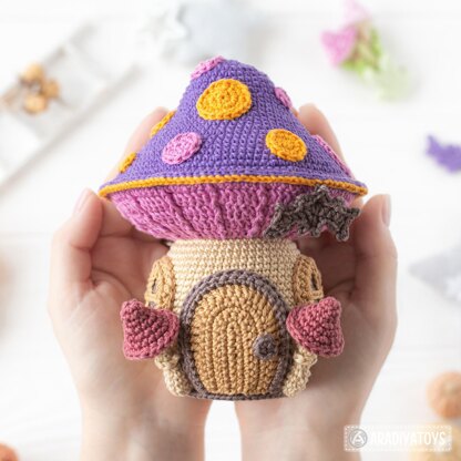 Midnight Swamp from “Mini Kingdom” collection / halloween crochet patterns by AradiyaToys (Amigurumi tutorial PDF file), crochet witch, amigurumi frog, crochet venus fly trap, amigurumi cauldron