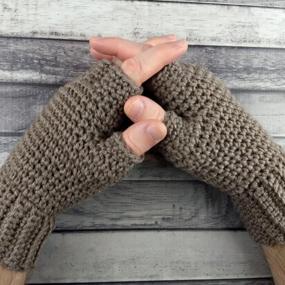 Men's Thermal Fingerless Gloves