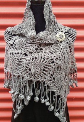 Twisted Steel Shawl