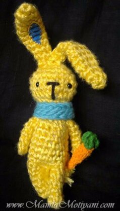 Crochet Easter Carrot Bunny Pattern Amigurumi Rabbit