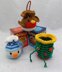 PDF Christmas Knitting Pattern DK Decoration Chocolate Orange Cover Drawstring Bag Gift Charity EASY Christmas Eve Box Robin Bauble Snowman