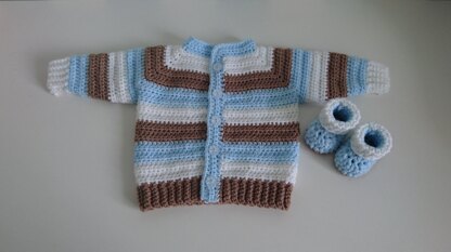 Striped Baby Cardigan