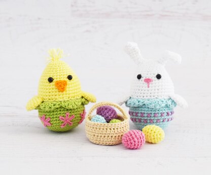 Easter Chick and Bunny Eggs