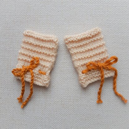 Gold Style Mittens