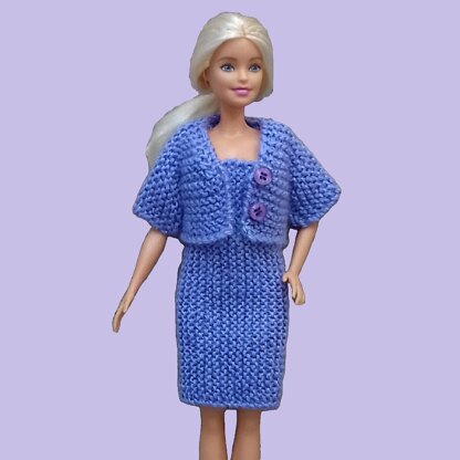 Lavender Cardigan for Doll