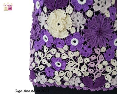 Crochet sleeveless blouse