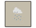Tiny Rain Cloud Kawaii - PDF Cross Stitch Pattern