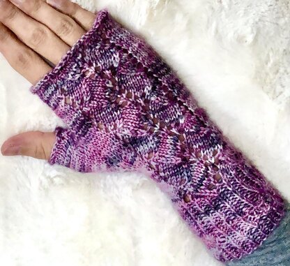 Lace Fingerless Mitts