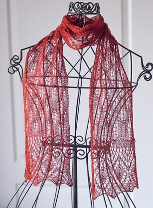 Summer lace scarf "Meredith"