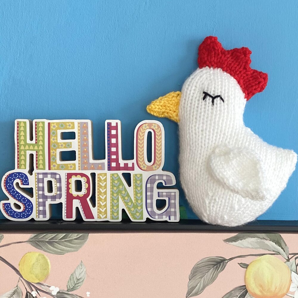 Spring Chicken Easter Knitting Pattern Knitting pattern by Gift