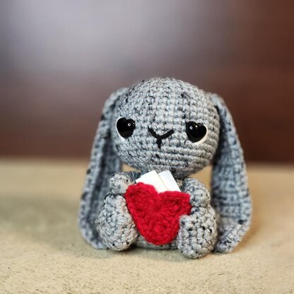 Valentine Note Bunny