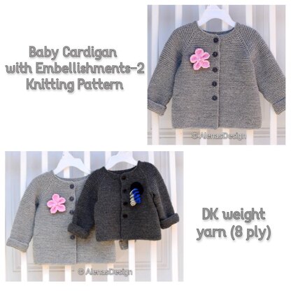 Baby Cardigan with Embellishments 2