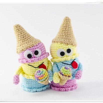 Amigurumi Ice Cream Monster