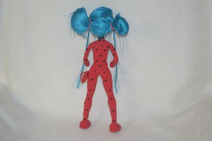 Crochet Pattern Ladybug Amigurumi doll