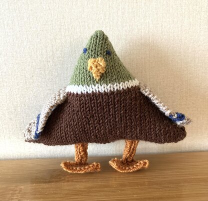 The Duck knitted soft toy