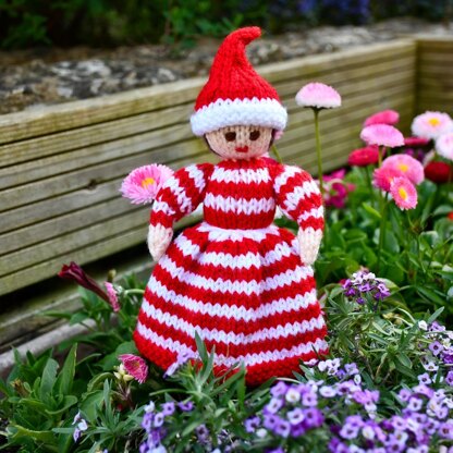 Heidi - Christmas Elf Folk Doll Knitting Pattern