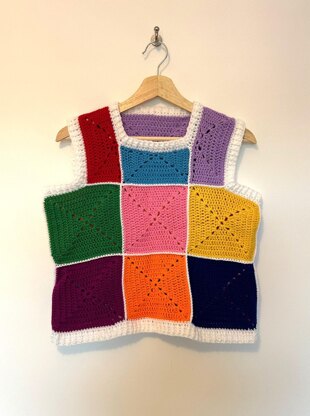 Granny Square Vest