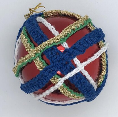 Tartan bauble collection (5 patterns)