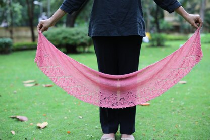 Summer Blooms Shawl