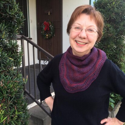 Winterberry Shawlette - knitting pattern