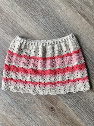 Girls Chevron Skirt