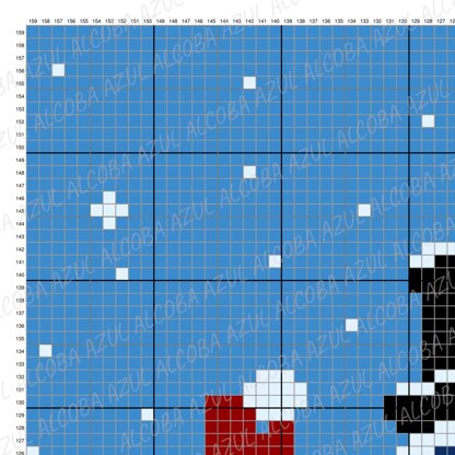 C2C CROCHET PATTERN Frosty Snowman Graph Blanket Plaid Home Decor Afghan