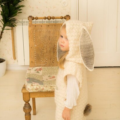 Maura hooded poncho