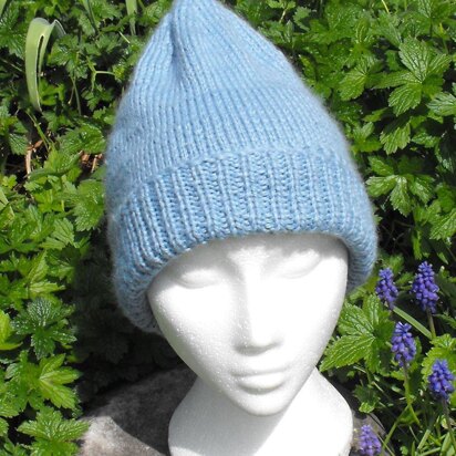 POINTY ARAN BEANIE HAT KNITTING PATTERN - MADMONKEYKNITS