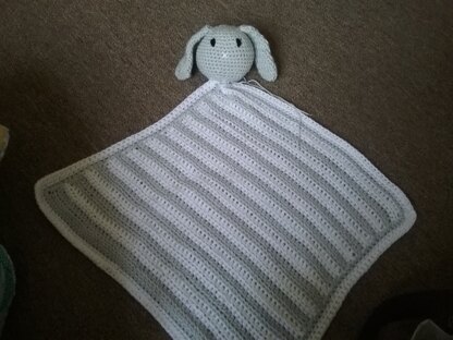 Crochet bunny blanket