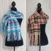 Crochet Tartan Plaid Shawl or Scarf