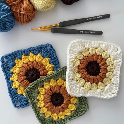 Lullaby Lodge: Ditsy Daisy Granny Squares - Learn how to make them in this  crochet tutorial by Lullaby Lodge