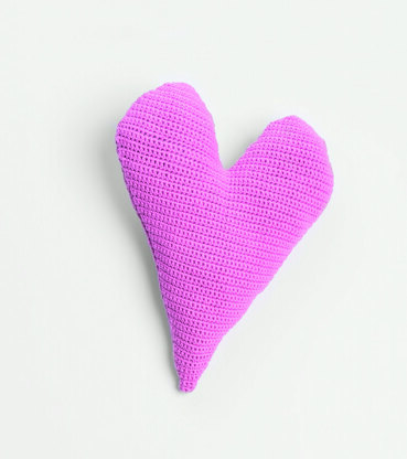 Heart Cushions in Rico Creative Cotton Aran - 906 - Downloadable PDF