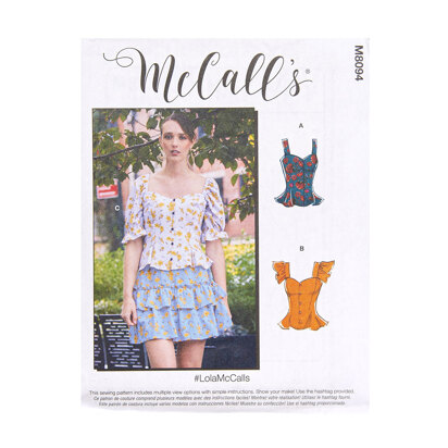 McCall's Misses' Tops M8094 - Sewing Pattern
