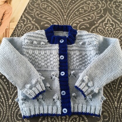 Girls aran cardigan/jacket