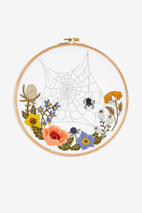 DMC Woodland Spider's Web Embroidery Pattern - PAT1763 - Downloadable PDF