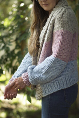 Paintbox Cardigan in Universal Yarn PDF