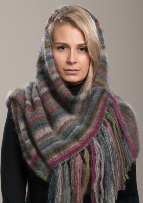 Earth Stripe Wrap in Rowan Kidsilk Haze - ROWEB-00145-ENPFRP - Downloadable PDF