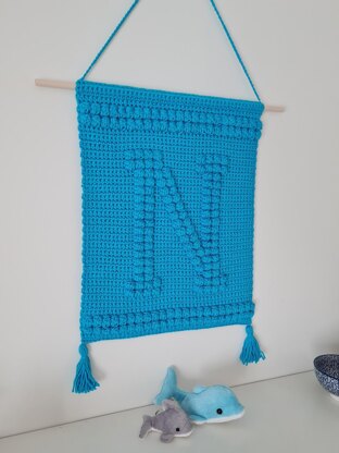Letter N Wallhanging