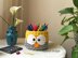 Zpagetti (t-shirt) yarn basket- owl