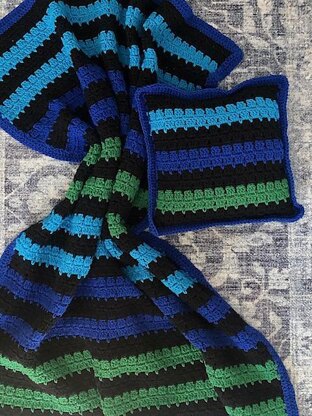 Block Deco Pillow and Throw