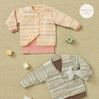 Cardigans in Sirdar Snuggly Baby Crofter 4 Ply - 4819 - Downloadable PDF